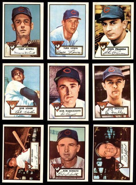 cubs roster 1952